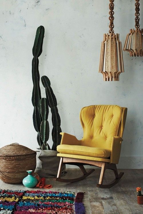 Deco vert et jaune 1- Inspirations blog DECOuvrir design