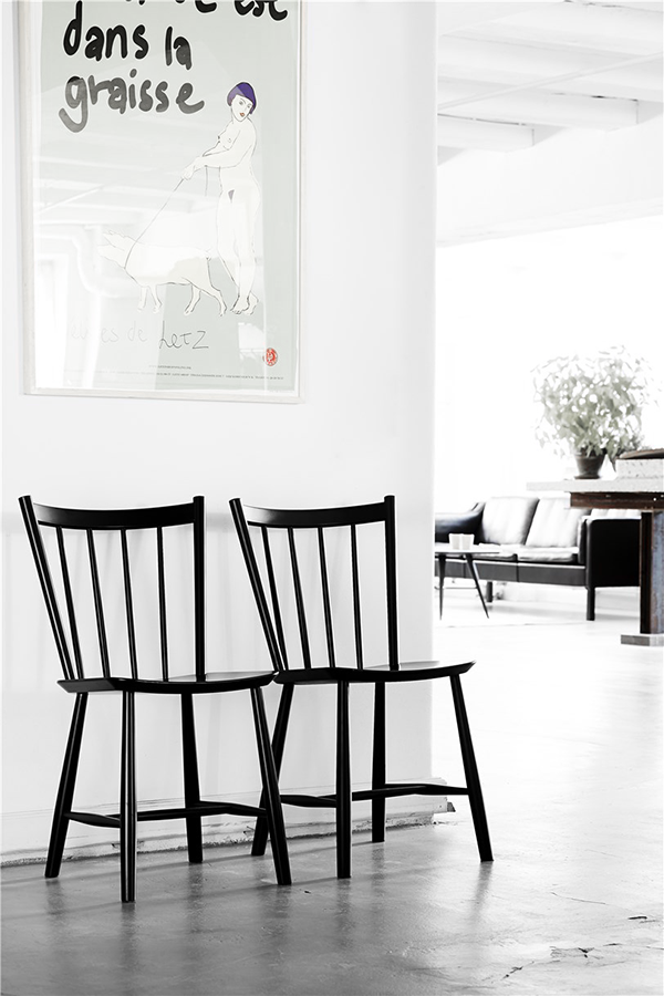 chaises vintage scandinave